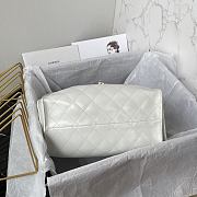Chanel 25C hobo Bag White-30x26x14cm - 4