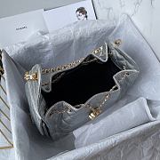 Chanel 25C hobo Bag Silver-30×26×14cm - 2