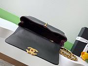 CHANEL Small Calfskin Top Handle Flap-20.5x28x9.5cm - 3