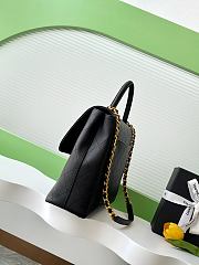 CHANEL Large Calfskin Top Handle Flap-26x33x9cm - 4