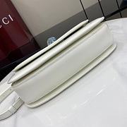 Gucci Bamboo Diva medium bag White-26.6x13x8cm - 6