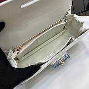 Gucci Bamboo Diva medium bag White-26.6x13x8cm - 2