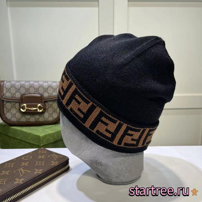 Fendi Beanie Wool Hat - 1