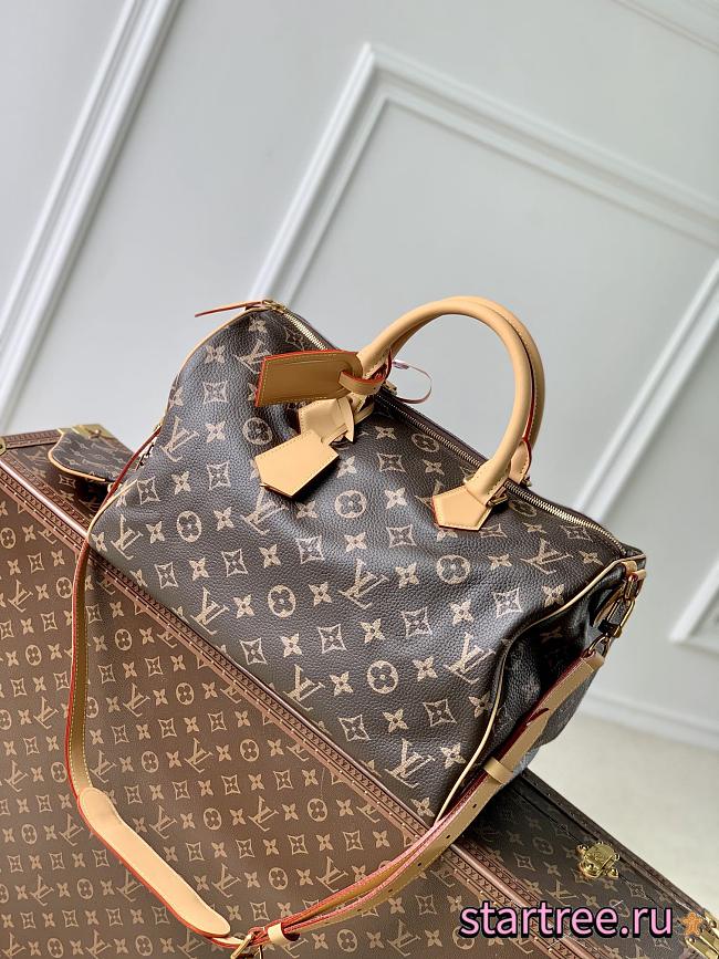 Louis Vuitton Speedy P9 Bandoulière 40 Monogram Leather Brown-40 x 26 x 23CM - 1