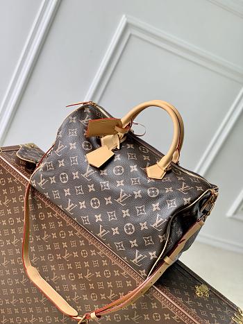 Louis Vuitton Speedy P9 Bandoulière 40 Monogram Leather Brown-40 x 26 x 23CM