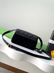 Chanel 25a Suede and leather Bag-11.5x19.5x5cm - 3