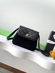 Chanel 25a Suede and leather Bag-15x18.5x5.5cm - 1