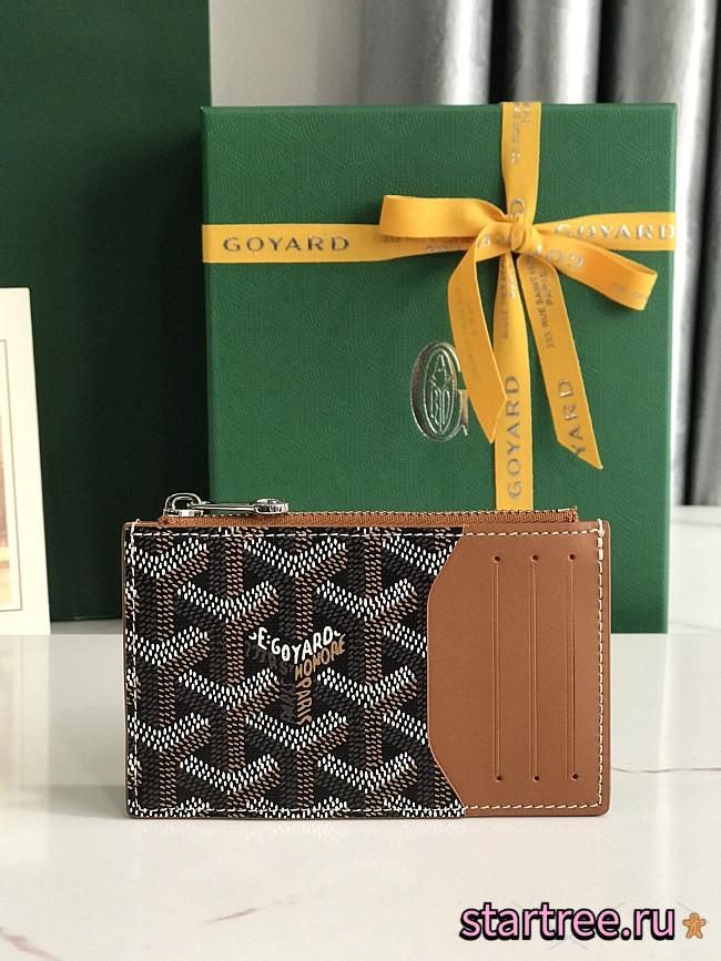 Goyard Bourbon zipped card holder - 1