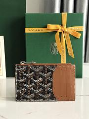 Goyard Bourbon zipped card holder - 1