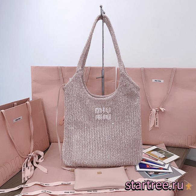 MiuMiu Tote Bag Pink-35 X 40CM - 1