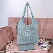MiuMiu Tote Bag Blue-35 X 40CM - 1