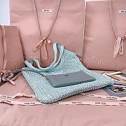 MiuMiu Tote Bag Blue-35 X 40CM - 4