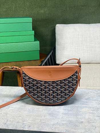 Goyard Hirondelle bag Black & Tan-25x17x6cm