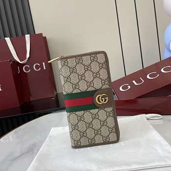 Gucci Ophidia zip around wallet 001