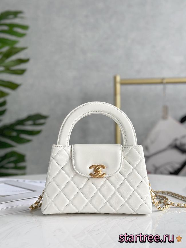 Chanel 23K Kelly White-13*19*7cm - 1