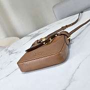 MiuMiu Mini Shoulder Bag Brown-19x4.5x17cm - 6