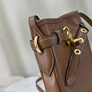 MiuMiu Mini Shoulder Bag Brown-19x4.5x17cm - 3