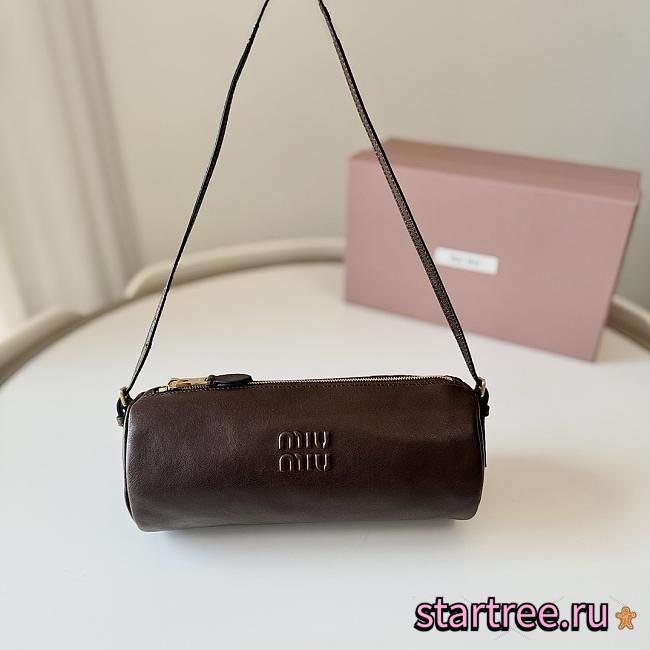 MiuMiu Briarwood Nappa Leather Pouch 001- 22x9x9cm - 1