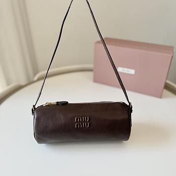 MiuMiu Briarwood Nappa Leather Pouch 001- 22x9x9cm