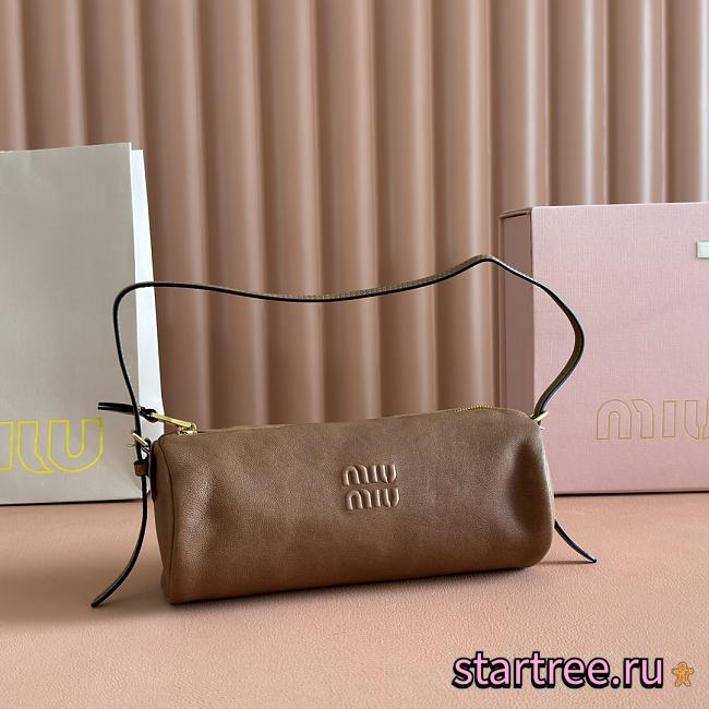 MiuMiu Briarwood Nappa Leather Pouch 003- 22x9x9cm - 1