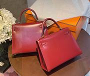 Hermes Kelly 25 Red - 4