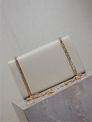 YSL KATE MEDIUM IN GRAIN DE POUDRE EMBOSSED LEATHER-24CM - 4