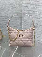 Dior Miss Caro Diorling Mini Bag with Chain Pink-19x17x7cm - 1