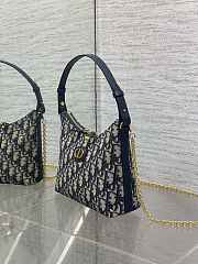 Dior Miss Caro Diorling Mini Bag with Chain Blue-19x17x7cm - 4