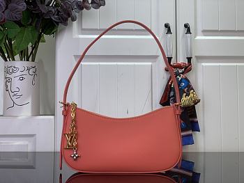 Louis Vuitton Pochette LV Bloom M25525 Rose Red-23x10x4cm