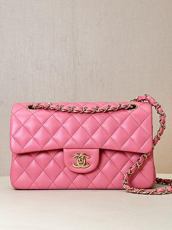 Chanel Classic Flap Medium Bag Pink 25cm