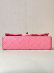 Chanel Classic Flap Medium Bag Pink 25cm - 5