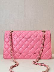 Chanel Classic Flap Medium Bag Pink 25cm - 3
