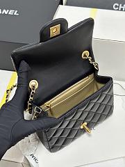 Chanel 25B Classic Flap Bag Black-17cm - 6
