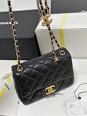 Chanel 25B Classic Flap Bag Black-17cm - 3
