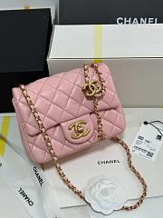 Chanel 25B Classic Flap Bag Pink-17cm - 2