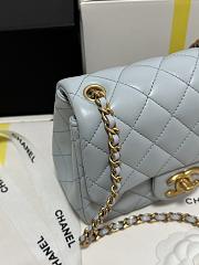Chanel 25B Classic Flap Bag Blue-17cm - 5