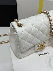 Chanel 25B Classic Flap Bag White-17cm - 5
