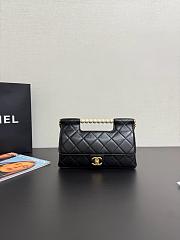Chanel 25P Hobo With Pearl Handel -17.5*25*7cm - 2