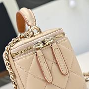 CHANEL Cosmetic Bag With Handle in Light Beige - 2