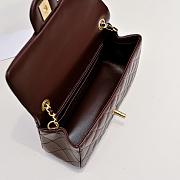 Chanel Classic Flap Lambskin Bag With Gold Ball-17cm - 2