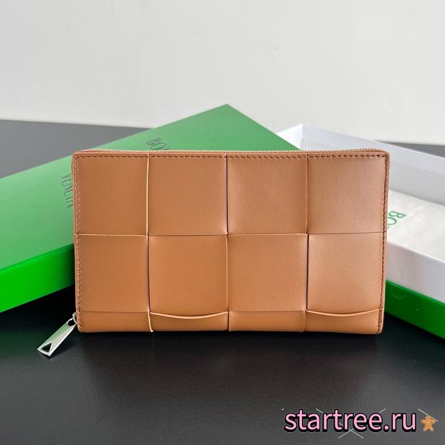 Bottega Veneta Cassette Zip Around Wallet-19*11.4*2cm - 1