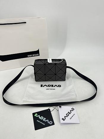 ISSEY MIYAKE Bao Bao Crossbody Bags Dark Grey-11.5*17*6cm