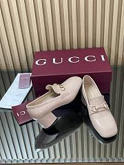 Women's heeled loafer with Horsebit in Pink - 5