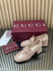 Women's heeled loafer with Horsebit in Pink - 6