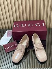 Women's heeled loafer with Horsebit in Pink - 4