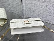 Dior Jolie Mini Bag White Cannage Lambskin-21x11.5x4.5cm - 4