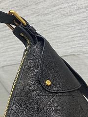 Dior Medium Voyage Bag Black Flat Macrocannage Crinkled Calfskin-28cm - 5