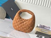 YSL Saint Laurent ICARINO in quilted suedeCARAMEL COGNAC-17x13x3cm - 3