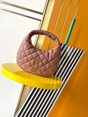 YSL Saint Laurent ICARINO in quilted nappa HORTENSIA-17x13x3cm