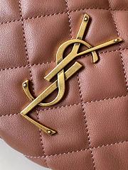 YSL Saint Laurent ICARINO in quilted nappa HORTENSIA-17x13x3cm - 2